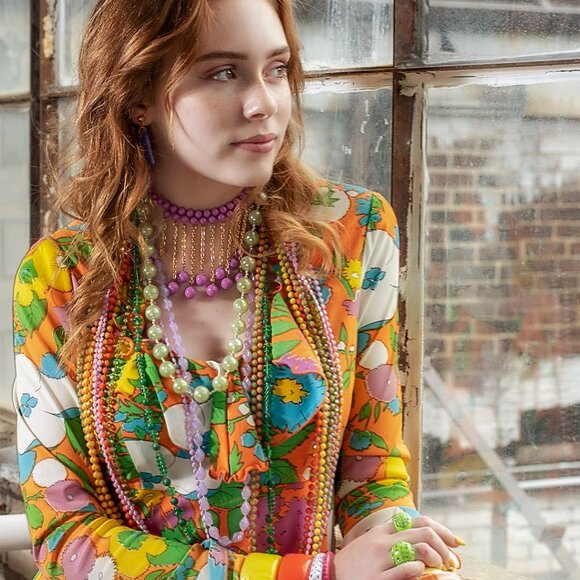 Vintage 70s Authentic Flower Child Maxi Dress - Picture 1 of 15